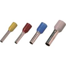 Intercable Aderendhülse ICIAE158RO DIN46228T4 1,5qmm 8mm verzinnt rot (Inhalt 100 Stück)