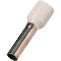 Intercable ICIAE0510 Aderendhülse DIN46228T4 0,5qmm 10mm verzinnt weiß (Inhalt 100 Stück)