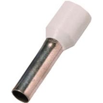 Intercable Aderendhülse ICIAE058 DIN46228T4 0,5qmm 8mm verzinnt weiß (Inhalt 100 Stück)