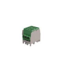 Pollmann Hauptleitungsabzweigklemme grün 25/16mm² 1-pol 2Ein/4Aus 2080170
