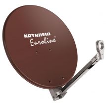 KATH Offset-Parabol-Spiegel KEA 650/R 65cm Alurefl. Metall-Rückenteil rotbraun