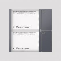 SIED Bus Tasten Modul BTM 650-02 AG anthrazitgrau 04908