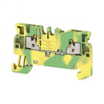 Weidmüller A2C 1.5 PE Schutzleiterklemme grün-gelb 2Anschlüsse 1,5qmm 1552680000 (Inhalt 50 Stück)