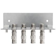 AXING Erdungswinkel einreihig QEW 4-12 Quickfix 4-fach Erdung u. Pot.-ausgleich