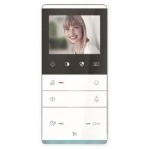 TCS TASTA 3,5 Video- IVW5110-0145 Innenstation AP Weiss/Schwarz (SW Rahmen