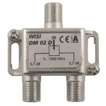 WISI Verteiler 2-fach DM02D 5-1300MHz 3,7dB Klasse A (+10dB)