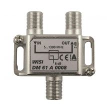 WISI 1-fach Abzweiger DM61A0008 5-1300MHz 8dB Klasse A (+10dB)