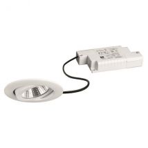BRUM Einbaustra. rund 6W weiß glanz BB03 650lm 3000K DA68 ET36 inkl dim. Konvert