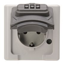 Kopp APWG Blue Electric 109856007 Schuko mit Zahlenschloss grau