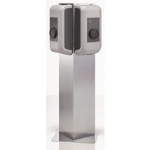 KEBA Triangle pedestal f.two 99.839 wallboxes stainless steel