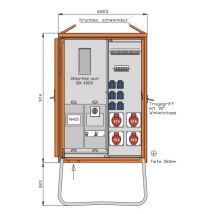 Walther Anschlussverteiler WAV0135R1 44kVA