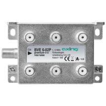 AXING 6fach Verteiler BF2 BVE 6-02P 5-1218MHz brummentkoppelt Kl.A+ Vodafone