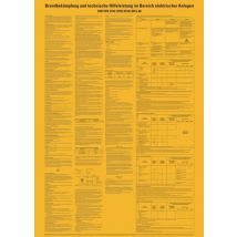 HEIN 35984 Aushang HEIN_35984 Brandbekämpfung elektrischen Anlagen