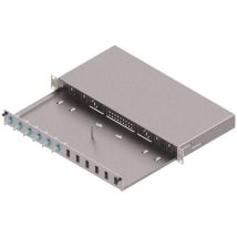 EasyLan LWL Verteilerfeld Basic LSB0A223 Grade C 1HE/12P 6xLC-Duplex OM3 RAL7035