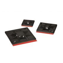 Hellermann QM30APT-A-PA66-BK (100) Klebesockel 30x30mm 151-02974 (Inhalt 100 Stück)