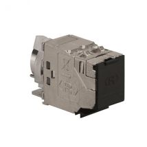 Rutenbeck 25GB-Uni- UM-Cat.6A iso 25/10G versalmodul geschirmt 13900310 (Inhalt 12 Stück)