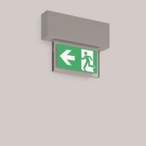 RZB Halyxx Wandleuchten 671501.004.1.07 3h Akku, Notleu. Piktogramm Pfeil unten