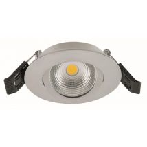 EVN Einbaustrahler Compacto ESW44N61502 6W 683lm 3000K IP44 dim schwenk DA68 alu