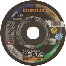 Rhodius Trennscheiben XT69 MULTI 211202 115x1,0x22,23 Extradünn Multi-Anwendung