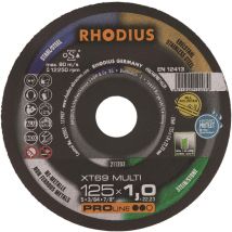 Rhodius Trennscheiben XT69 MULTI 211203 125x1,0x22,23 Extradünn Multi-Anwendung