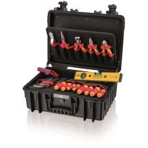 Knipex Werkzeugkoffer Robust23 Start Elektro 002134HLS2 bestückt