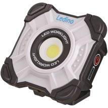 Ledino Akku-Handleuchte Schönau 2,2Ah 1000lm 6500K, 3 Stufen, USB Ladek., IP54