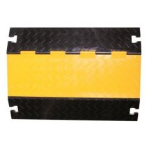 Walther Kabelbrücke 4K gerade 39870045 Vollgummi schwarz/gelb LxBxH:910x590x75