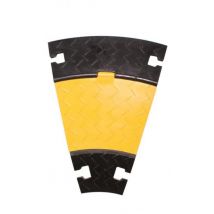 Walther Kabelbrücke 4K Bogen 39870046 30° Vollgummi schwarz/gelb (Inhalt 2 Stück)