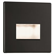 PAULM Wandeinbauleu. Edge Quadro 93094 1,2W 50lm 2700K WA55mm Schwarz