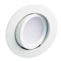 RUTEC LED-Einbaustra. 230V SANYA AC MATT 6W 500lm 2700K schwenk. DA68 rund weiss