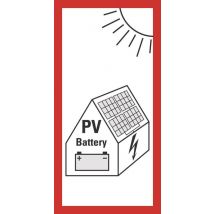 HEIN 39194 Hinweisschild HEIN_39194 Photovoltaik-anlage VDE PF 200x100mm (Inhalt 1 Stück)