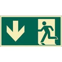 HEIN 47419 Rettungszeichen HEIN_47419 Notausgang ASR KP 300x150mm