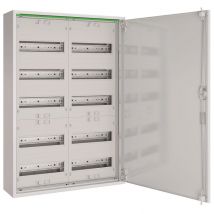 ABN Feldverteiler AP T:160mm ABNRM205R01 m.Volltür 2x5-reihig Komplettschrank