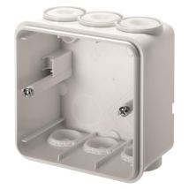 GEWISS AP Gehäuse FI Steckdose u GW95527 FI-Einheit