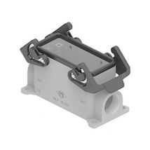 ILME Sockelgehäuse Gr.77.27 MLP 16.25 Alu 2 Bügel IL-BRID 1xM25 seitlich