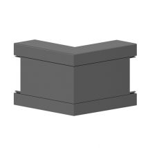 GGK BR 60x130/80-AEGGK BR 60x130/80-AE Außeneck BR 60x130/80-9005 PVC 12793