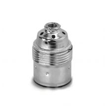 VOSS Metall Fassung E27 messingf. 102803 Glattmantel Gewinde M10X1