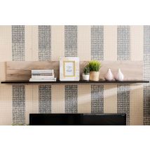 Mensola moderna finitura Rovere e Nero ZFM66880011