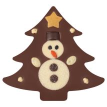 Tannenbaum mit Schneemann de luxe