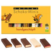 Handgeschöpfte Schoko-Minis, 5 Sorten (100g)