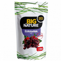Zdrowa Żywność Żurawina Big Nature Żurawina Suszona Cięta 1000g