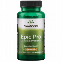 Prawidłowe Trawienie Probiotyki Swanson Epic Pro 25-Strain Probiotic 30vkaps