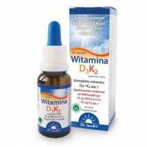 Witaminy D + K Dr. Jacob's D3 K2 20ml