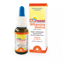 Witamina D Dr. Jacob's Witamina słońca D3 Forte 2000 jm 20ml