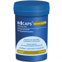 Wsparcie Witalności Żeń-szeń Koreański Formeds Bicaps Korean Ginseng 60kaps