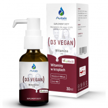 Witamina D Avitale Naturalna Witamina D3 VEGAN 1000IU 30ml