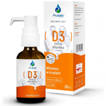 Witamina D Avitale Witamina D3 2000IU z Lanoliny 30ml