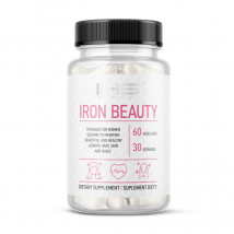 Wsparcie Włosów, Skóry, Paznokci Kompleks IHS Iron Beauty 60vkaps