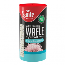 Zdrowa Żywność Wafle Sante Extra Cienkie Wafle Ryżowe z Solą Himalajską 110g