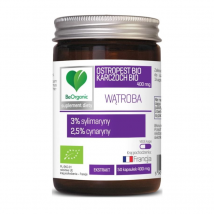 Wsparcie Wątroby Ostropest + Karczoch BeOrganic Ostropest 3% + Karczoch 400mg 50kaps